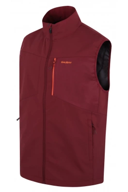 Pánská softshell vesta HUSKY Salien M bordo