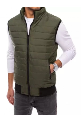 Kamizelka męska pikowana zielona Dstreet TX4019