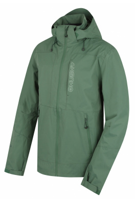Pánská hardshell bunda Neoni M green
