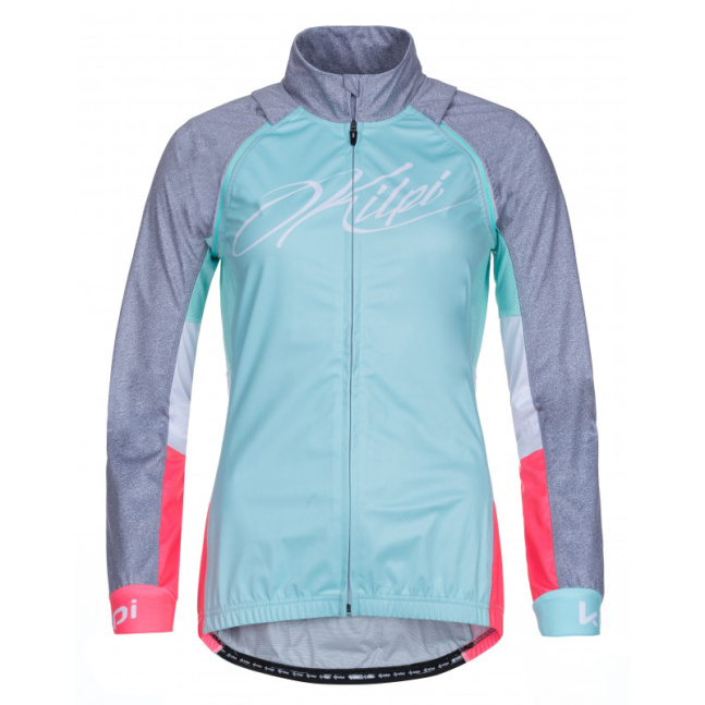 Women's cycling jacket Zain-w turquoise - Kilpi