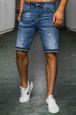 Spodenki męskie jeansowe niebieskie Dstreet SX1532