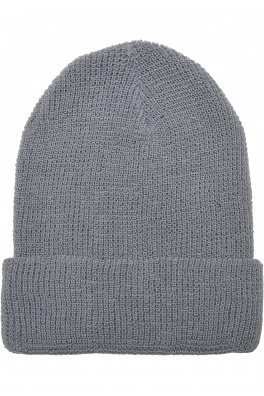 Recycled Yarn Waffle Knit Beanie grey