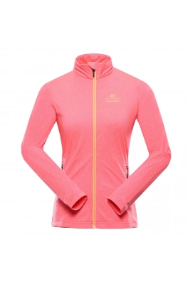 Dámská rychleschnoucí mikina ALPINE PRO GOLLA neon coral