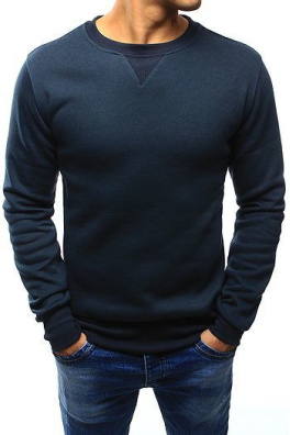 Bluza męska bez kaptura granatowa BX4836
