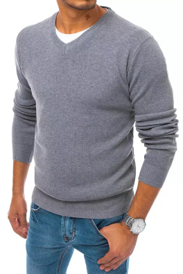 Sweter męski szary Dstreet WX1728