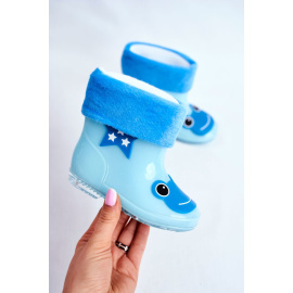 Children's Rubber Galoshes boots blue Frog