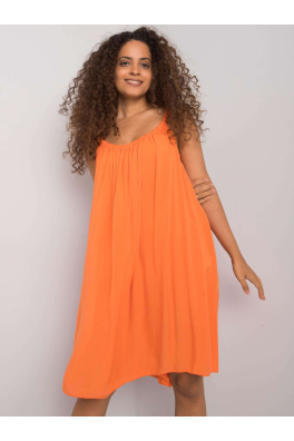 Pomarańczowa sukienka na ramiączkach Polinne OCH BELLA