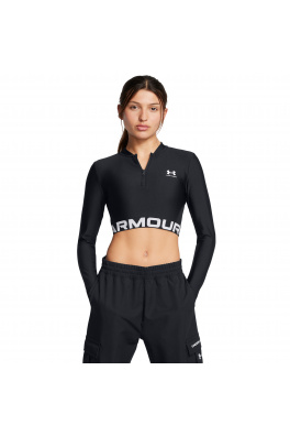 Dámské tričko Under Armour HeatGear Rib 1/4 Zip LS