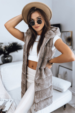 Kamizelka damska ASHTON khaki Dstreet TY3336