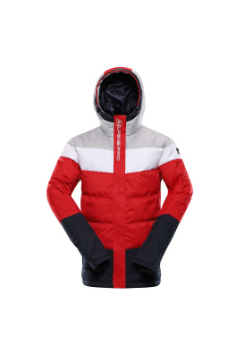 Pánská lyžařská bunda s membránou ptx ALPINE PRO OWN dk.red