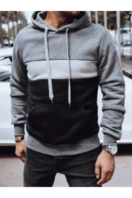 Bluza męska z kapturem ciemnoszara Dstreet BX5826