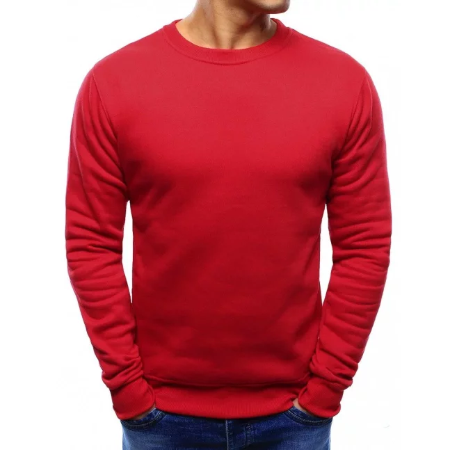 Men's smooth red sweatshirt BX3867