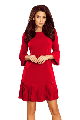 Pohodové dámské šaty NUMOCO 228-3 - červená