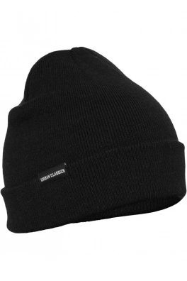 Basic Flap Beanie black