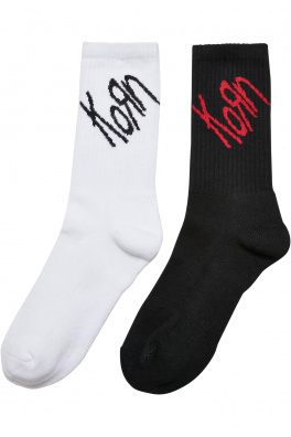 Korn Socks 2-Pack black/white