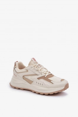 Buty Sportowe Damskie Big Star NN274A096 HI-POLY SYSTEM Beżowe