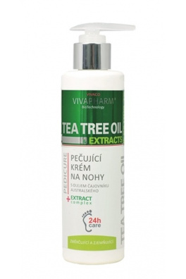 VIVACO Krém na nohy s Tea Tree Oil VIVAPHARM 200 ml