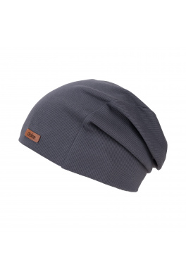 Dětská bavlněná DOKE čepice organic grey