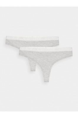 Dámské spodní prádlo kalhotky 4F (2 Pack) - šedé