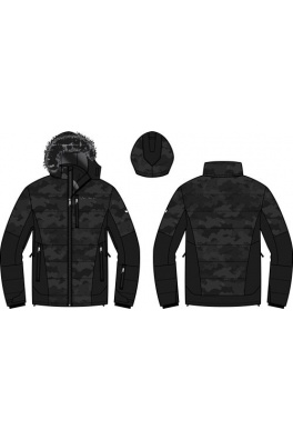 Pánská lyžařská bunda s membránou ptx ALPINE PRO KOR black