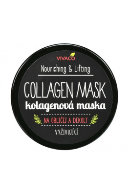 VIVACO Kolagenová maska na obličej a dekolt 100 ml