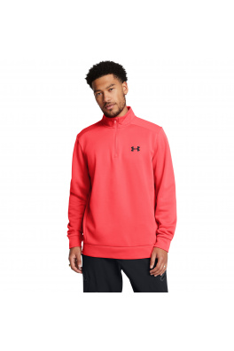 UA Armour Fleece 1/4 Zip-RED