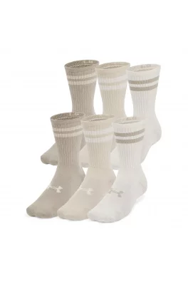 Unisexové ponožky Under Armour Essential 6pk Crew