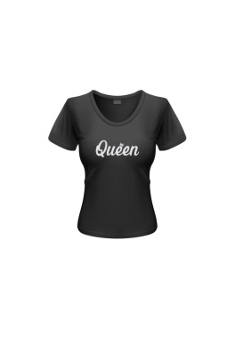 Dámské triko Queen Happy Glano - černá