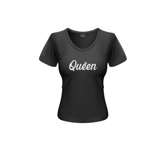 Dámské triko Queen Happy Glano - černá