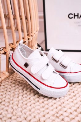 Children's Velcro Sneakers BIG STAR HH374199 White