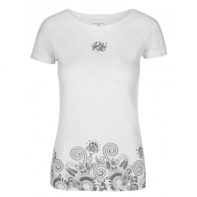 Women's cotton t-shirt Mint-w white - Kilpi