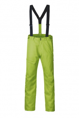 Pánské zateplené lyžařské kalhoty Hannah KASEY lime green II