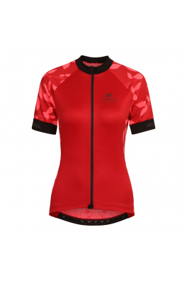 Dámský cyklistický dres ALPINE PRO BERESSA crimson varianta pa