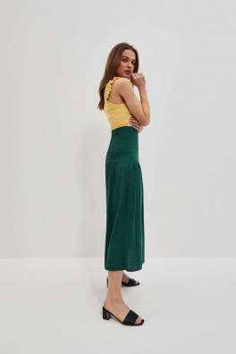 LADIES SKIRT L-SC-4022 PALM LEAF