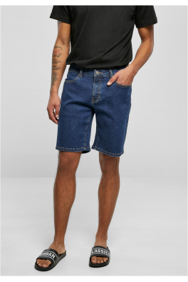 Relaxed Fit Jeans Shorts mid indigo washed