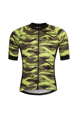 Pánský cyklistický dres ALPINE PRO BERESS lime green varianta pa