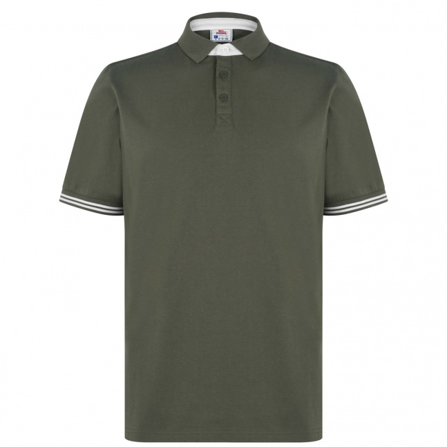 Lonsdale Jersey Polo Shirt Mens