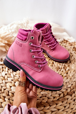Children's Trapper Boots Big Star BB374124BS Pink